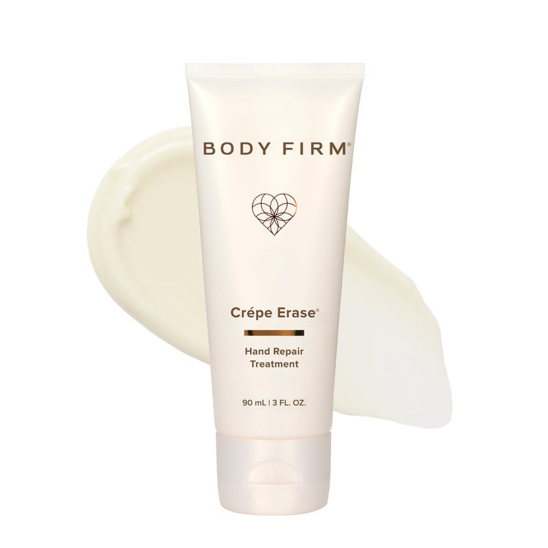 BODY FIRM Crepe Erase Hand Repair Treatment, Anti-Aging Hand Treatment, Lotion with Moisturizing Shea Butter, Vitamin E and Squalane for Cracked, Dry Hands, Supports Wrinkle on Hands, 3 fl oz - Image 1